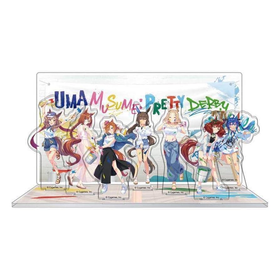 Amazon.co.jp: ウマ娘 ペインタースタイル アクリルジオラマ2